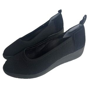 Vionic Ellery Jacey Black Knit Wedges Size 8.5 NWT_FINAL WEEK, gone Friday